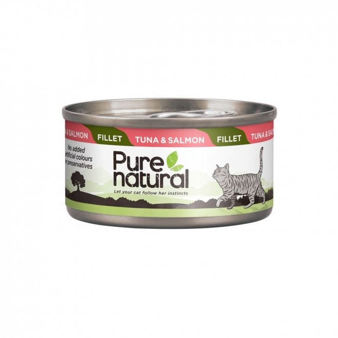 Purenatural Cat Fillet Tuna & Salmon 70 g