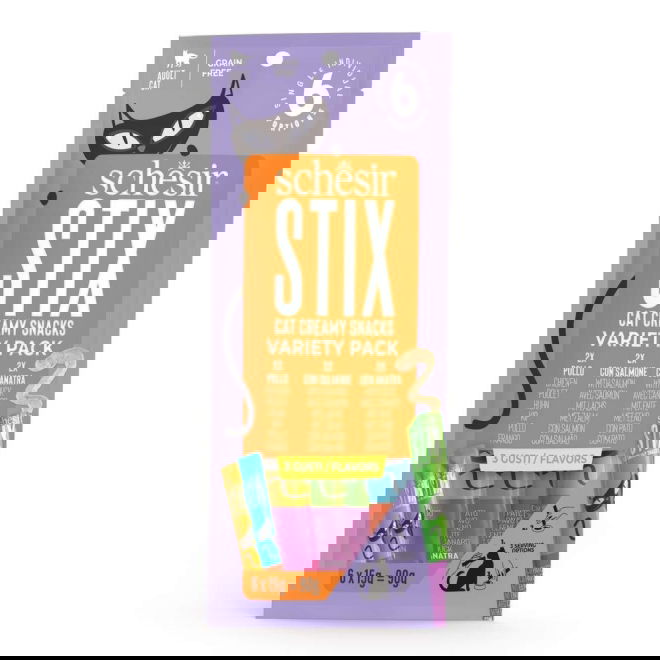 Schesir Cat Treat STIX Variety pack