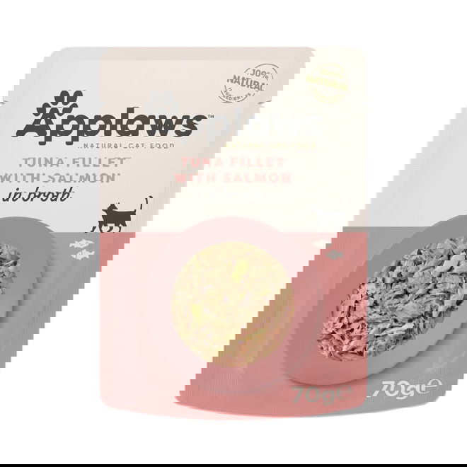 Applaws Tunfisk og Laks i Kraft 70 g