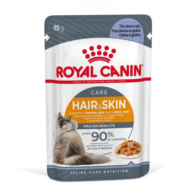 Royal Canin Hair & Skin Care Jelly Adult våtfôr til katt