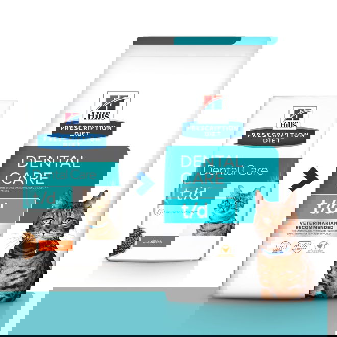 Hills Prescription Diet Feline t/d Dental Care Chicken