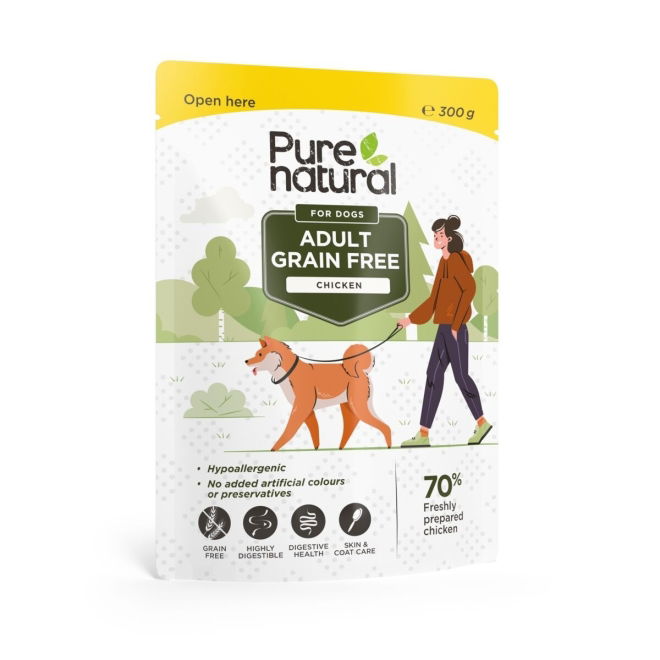 Purenatural Dog Adult Grain Free Chicken våtfôr 300 g