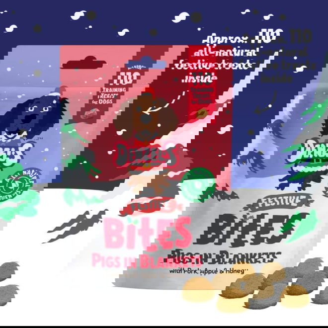 Denzels Pigs in Blanket Bites for dogs 100g