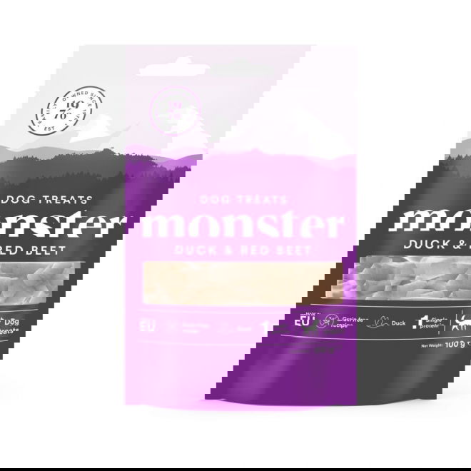 Monster Dog Godbiter And og Rødbeter 100 g