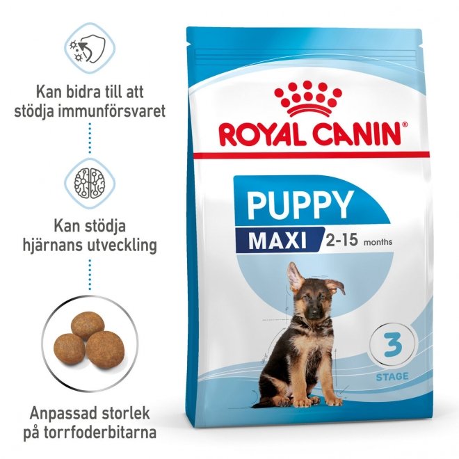 Royal Canin Maxi Puppy Tørrfôr til hundevalp