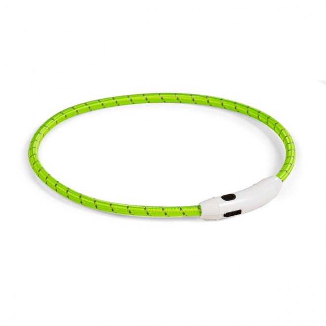 Basic Nylon LED-halsbånd (Grønn)