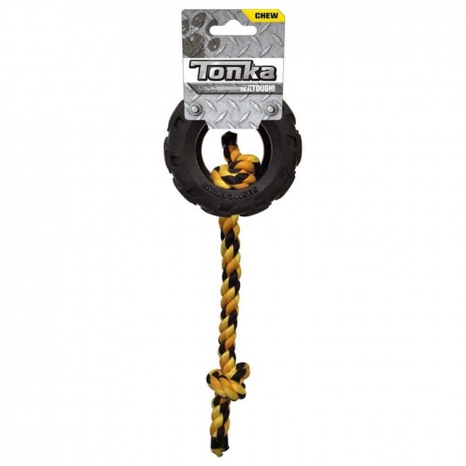 Tonka Gummihjul med tau