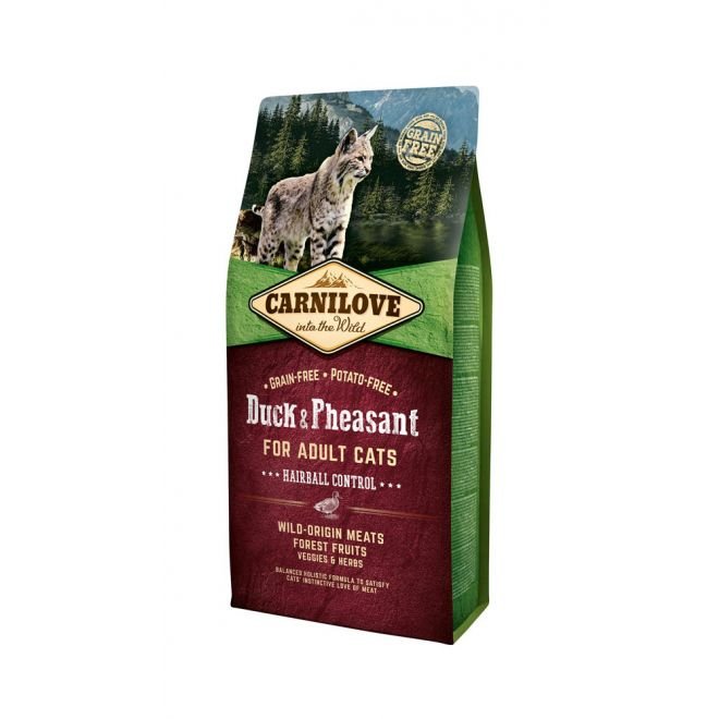 Carnilove Cat Adult Hairball Control And & Fasan