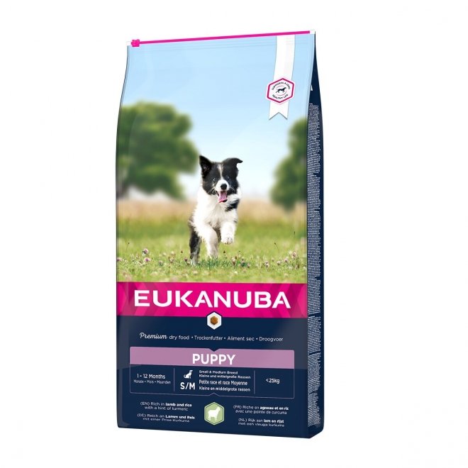 Eukanuba Puppy & Junior Small & Medium Breed Lamb & Rice (12 kg)
