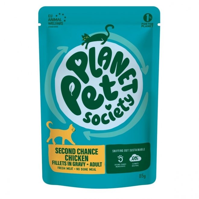 Planet Pet Society Cat Adult Second Chance Chicken, 85 g