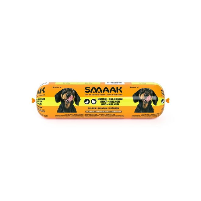 SMAAK Dog Sausage And Kalkun 800g