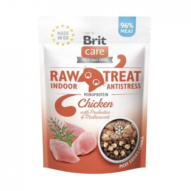 BC RAW Cat Treat Indoor Antistress Chicken, 40 g