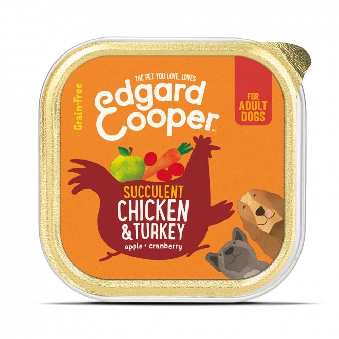 Edgard & Cooper Dog kylling & Kalkun (150 g)
