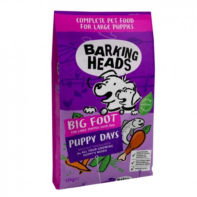 Barking Heads Large Breed Puppy Days (12 kg)