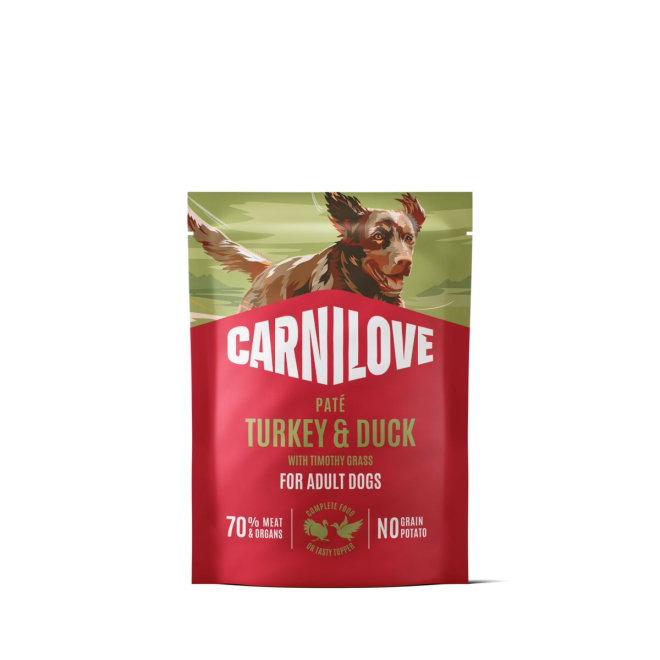 Carnilove Dog Adult Turkey & Duck with Timothy grass Pat&eacute; 300 g