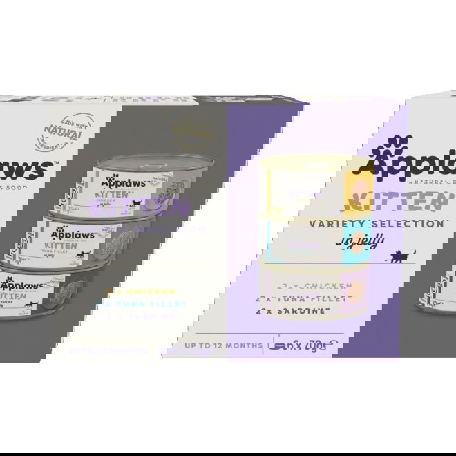 Applaws Kitten Mixed Selection i Gele Multipack (6x70g)