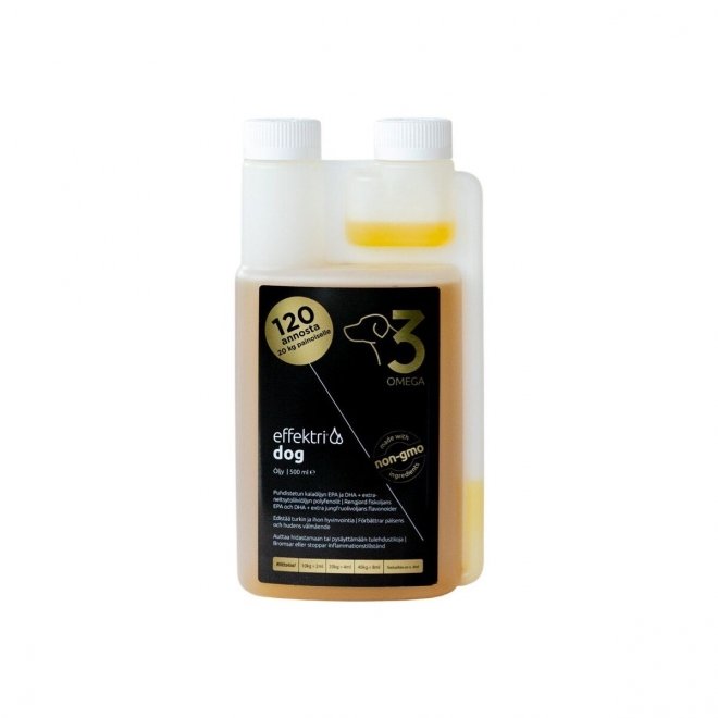 Effektri Dog Omega-3 Olje (500 ml)