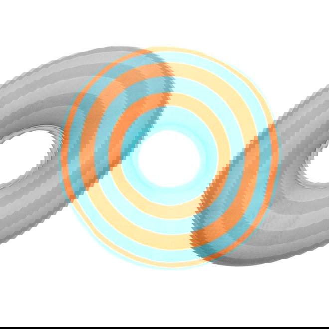 Little&Bigger Hot Summer FloatingSoft Ring orange/turkis