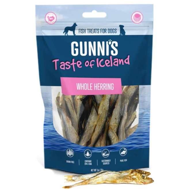 Gunnis Whole Herring Tygg av Sild (70 g)