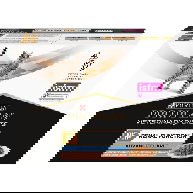 PURINA PRO PLAN VETERINARY DIETS Feline NF Renal Function Advanced Care with Salmon 10x85 g