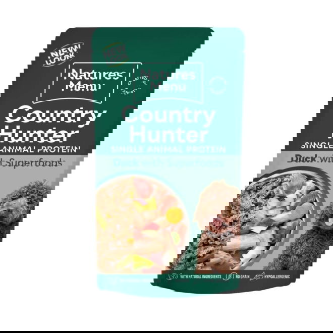 Natures:menu Country Hunter Dog Duck 150 g