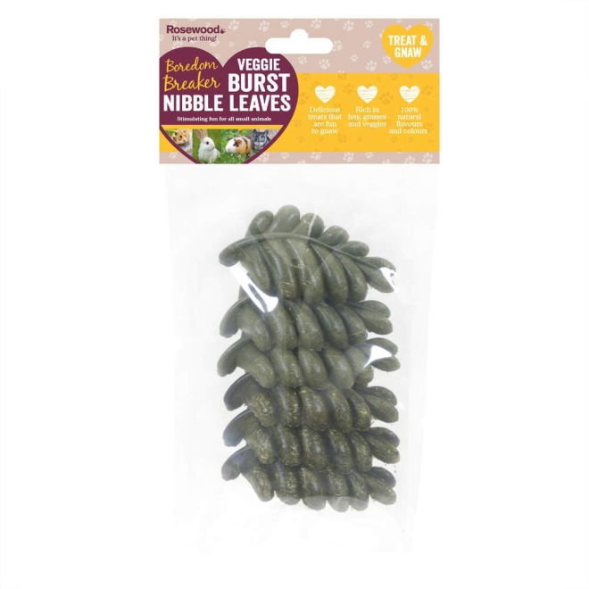 Rosewood Veggie Burst Nibble Leaves til smådyr