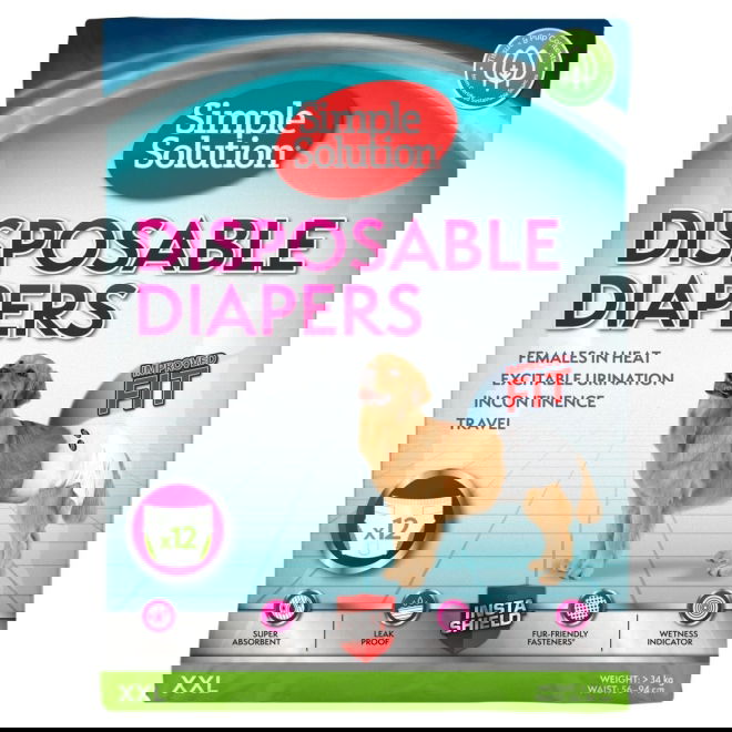 SimpleSolution Disposable hundebleier XXL (XXL)