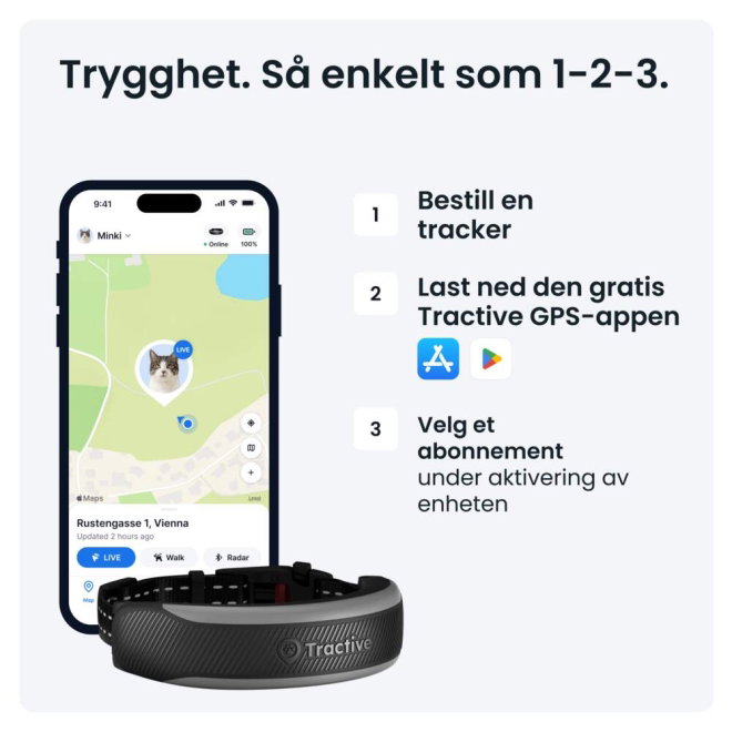 Tractive CAT 6 Mini &ndash; GPS Tracker & Health Monitor (Sort)