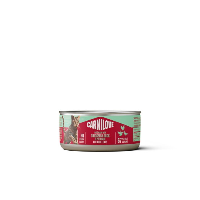 Carnilove Cat Adult Chicken, Duck & Pheasant Pat&eacute; 100 g