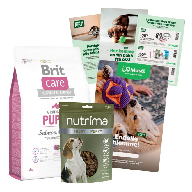 Valpepakke Brit Care Grain-Free Puppy Salmon&Potato