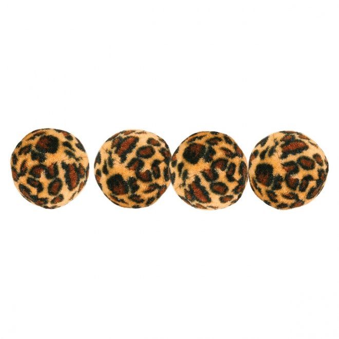 Trixie Ball med leopardprint 4 stk