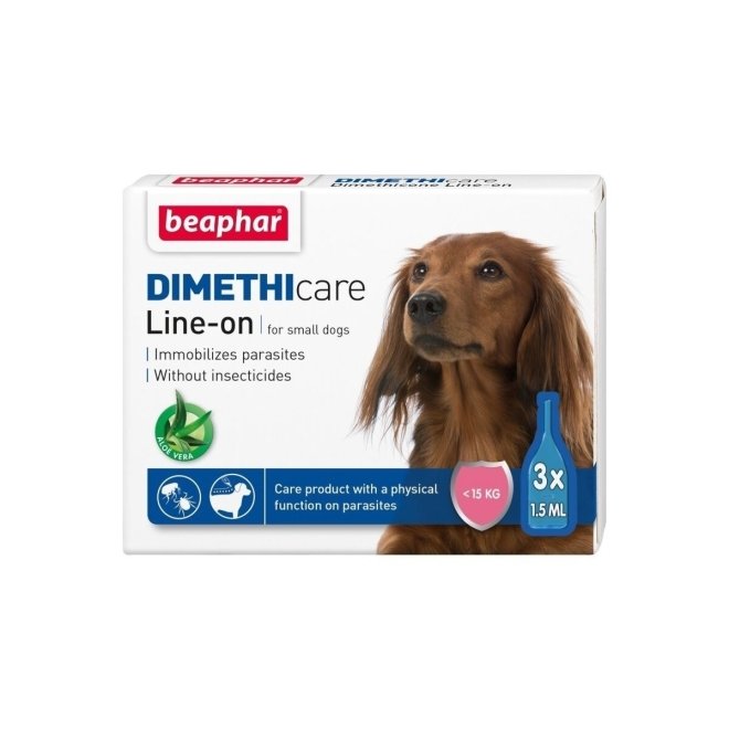 Beaphar Dimethicare Line-on Dog Flåttmiddel (0-15 kg)