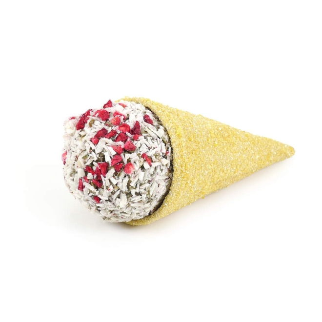 Rosewood Raspberry Coconut Cone 70g