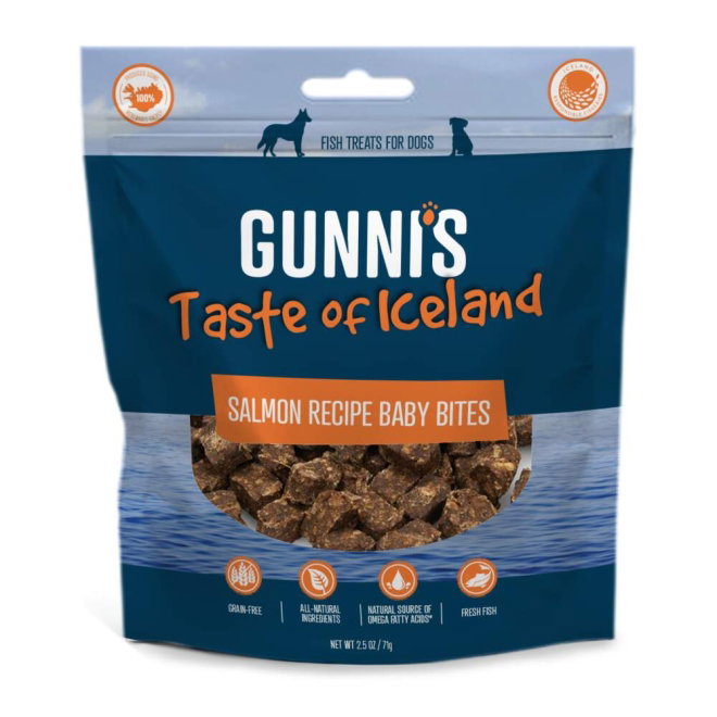 Gunnis Salmon Baby Bites Tygg av Laks 70g
