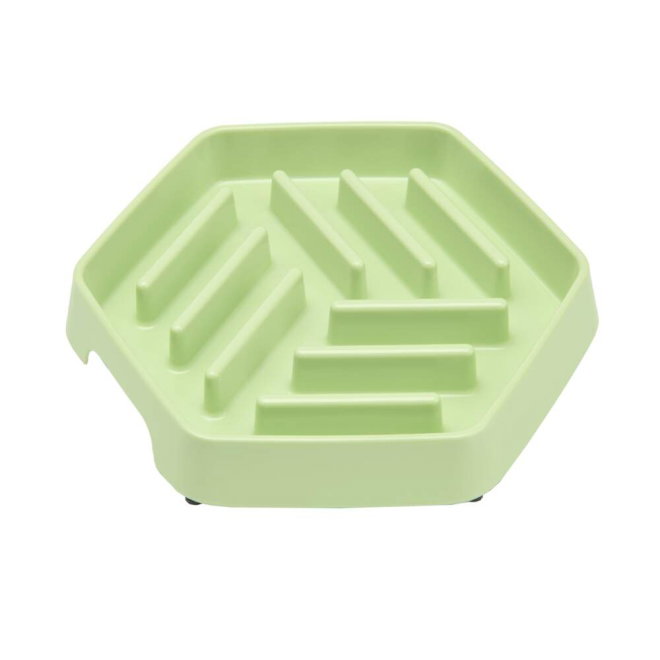 Little&Bigger Tasty melamine slow feed matsk&aring;l hexagon