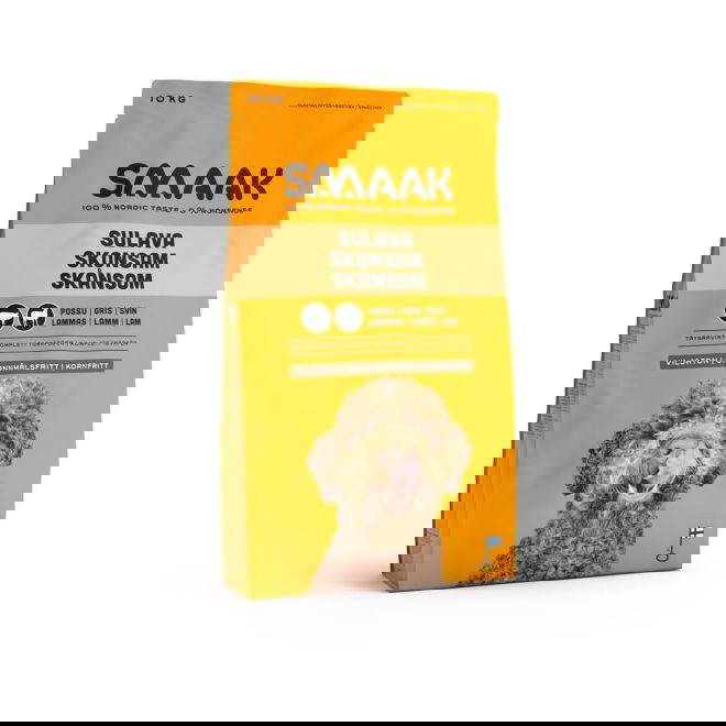 SMAAK Dog Adult Grain Free Lam (10 kg)