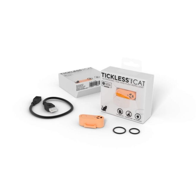 Tickless Mini Cat Elektronisk Fl&aring;ttavviser (Oransje)
