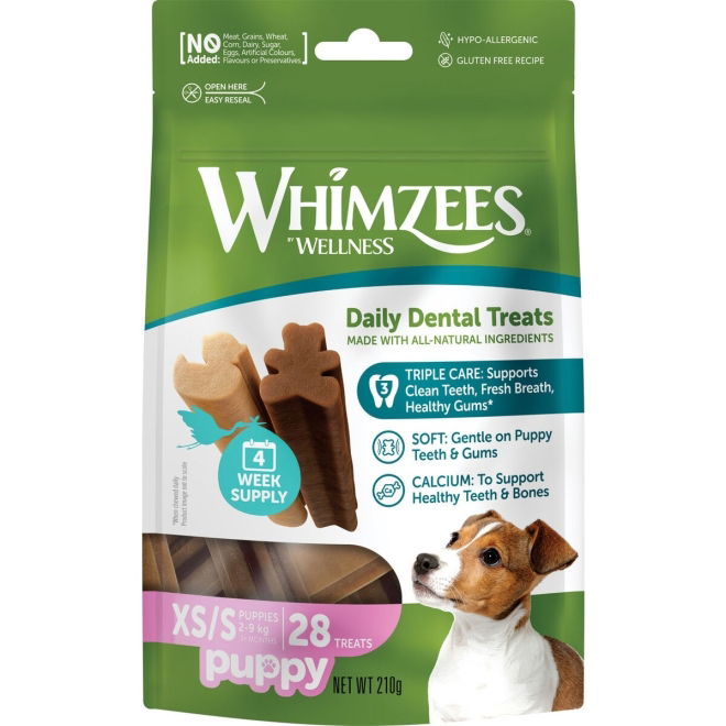 Whimzees Value Bag Puppy XS/S 28stk functional chew