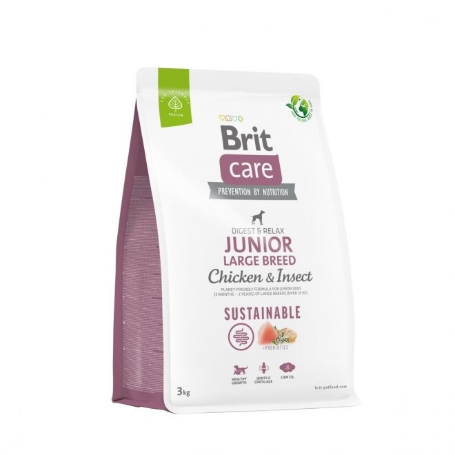 Brit Care Dog Sustainable Junior Large Breed Chicken & Insect (3 kg)