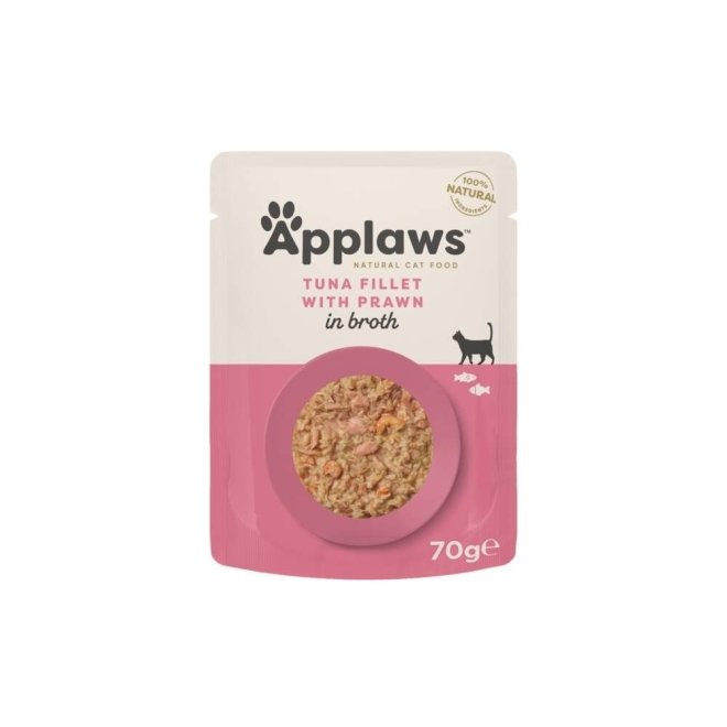 Applaws Cat tunfiskfilet og reker 70 g