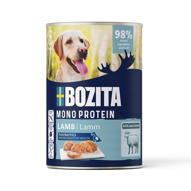 Bozita Dog Adult Pat&eacute; Mono protein Lamb (400 g)