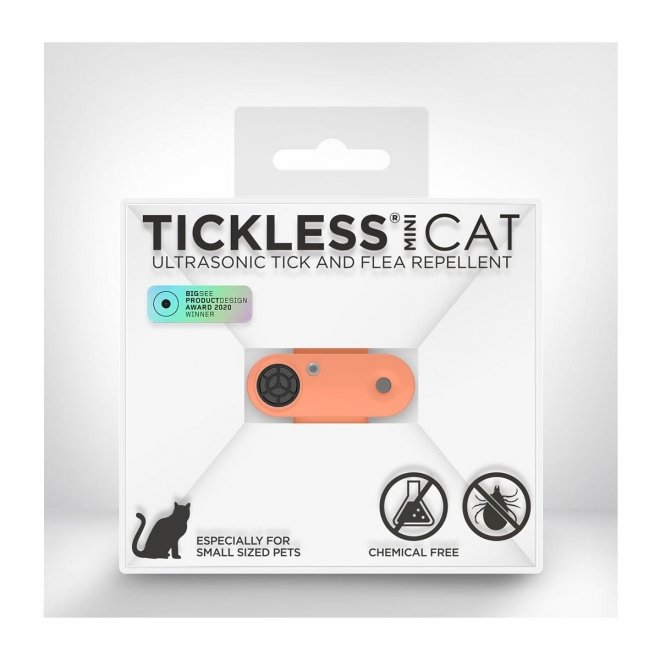 Tickless Mini Cat Elektronisk Flåttavviser (Korall)