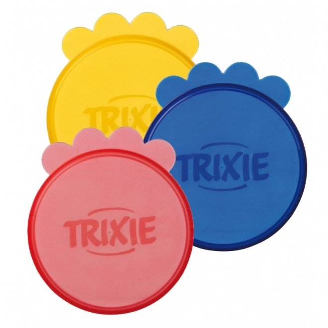 Trixie plastlokk for krukker, 7,6 cm, 3 stk.