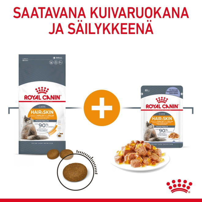 Royal Canin Hair & Skin Care Jelly Adult våtfôr til katt