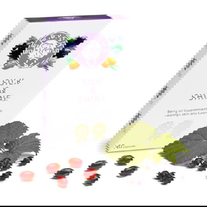 BERRYOMG SILK & SHINE, 90 kapsler