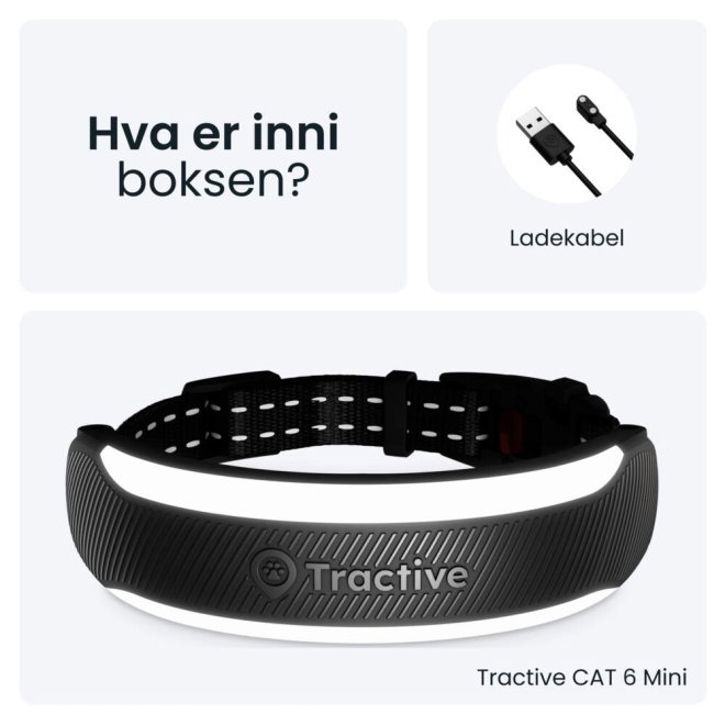 Tractive CAT 6 Mini &ndash; GPS Tracker & Health Monitor (Sort)