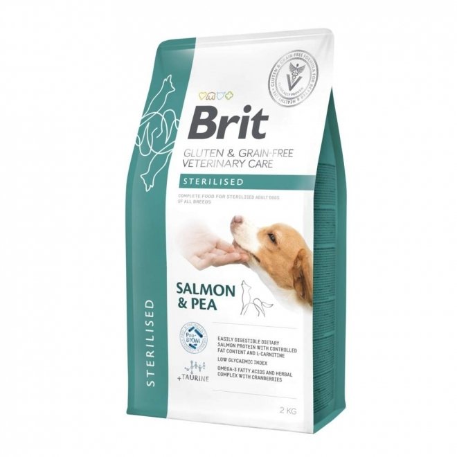 Brit Veterinary Care Dog Grain Free Sterilised Salmon with Pea (2 kg)