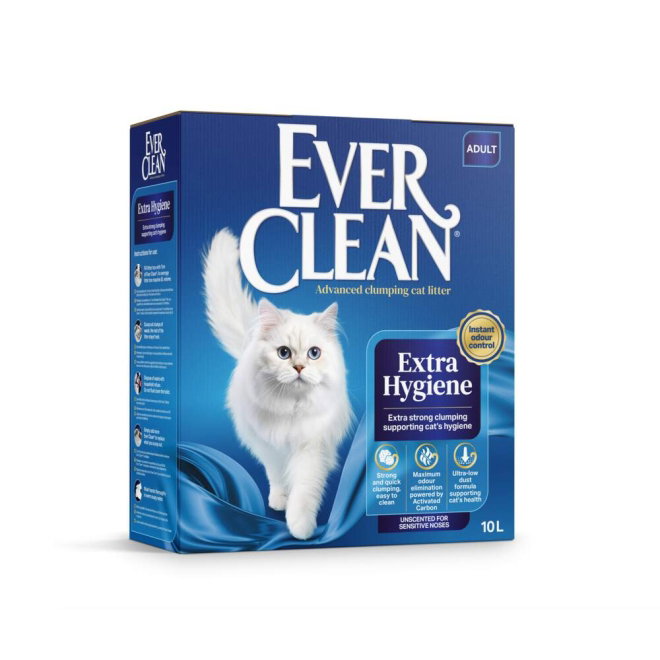 Ever Clean Extra Strong Unscented Kattesand (10 l)