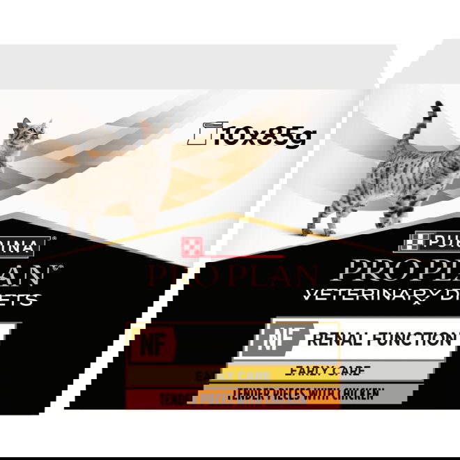 PURINA PRO PLAN VETERINARY DIETS Feline NF Renal Functionarly Care Chicken 10x85 g