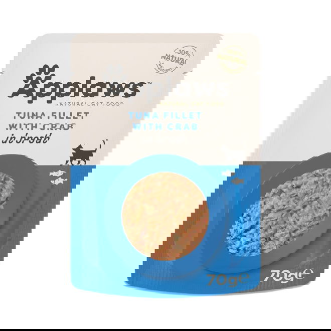 Applaws Tunfisk og Krabbe i Kraft 70 g